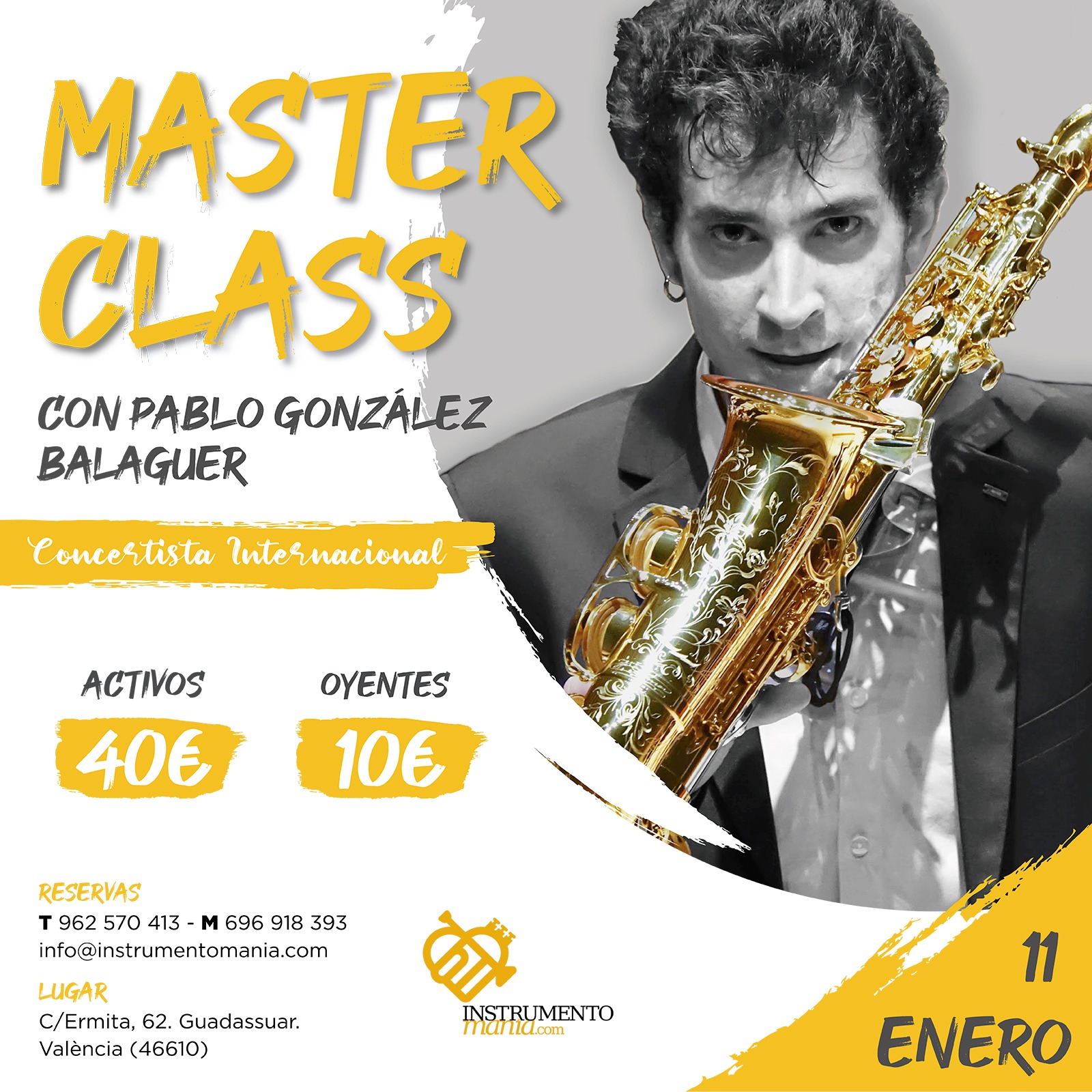 Master class en Instrumentomanía